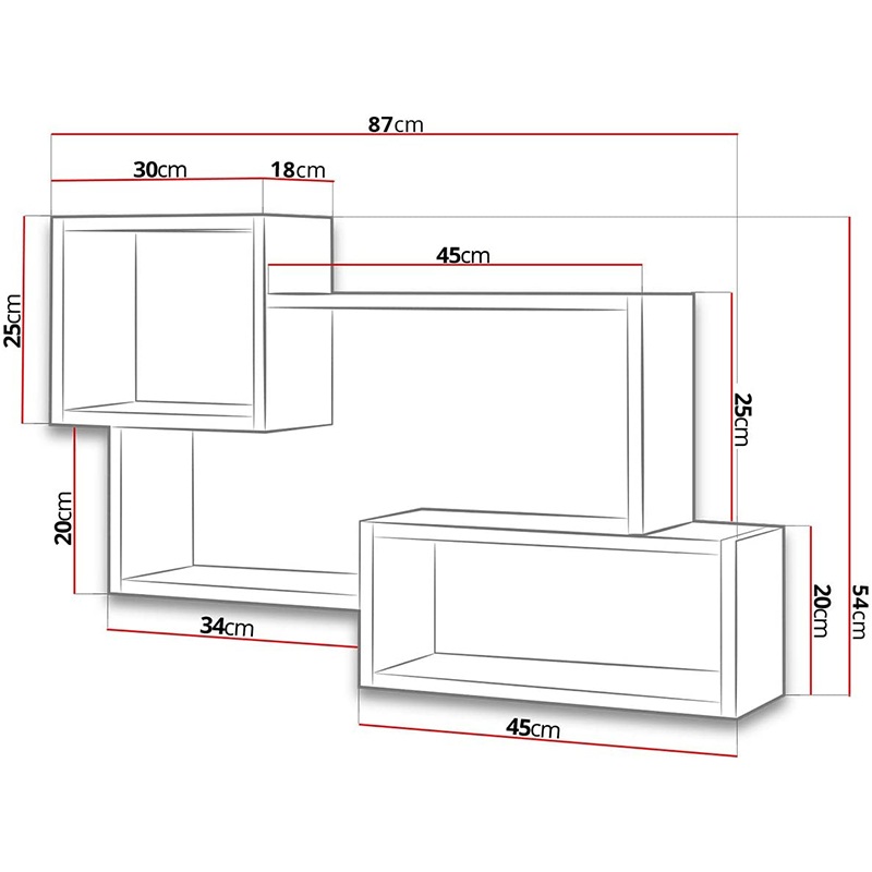 Kệ Gỗ Trang Trí Treo Tường Đơn Giản Mà Đẹp SIB Decor, Để Sách, Khung Ảnh, Vật Dụng Trang Trí Cho Phòng Khách, Phòng Ngủ, Khu Vực Làm Việc