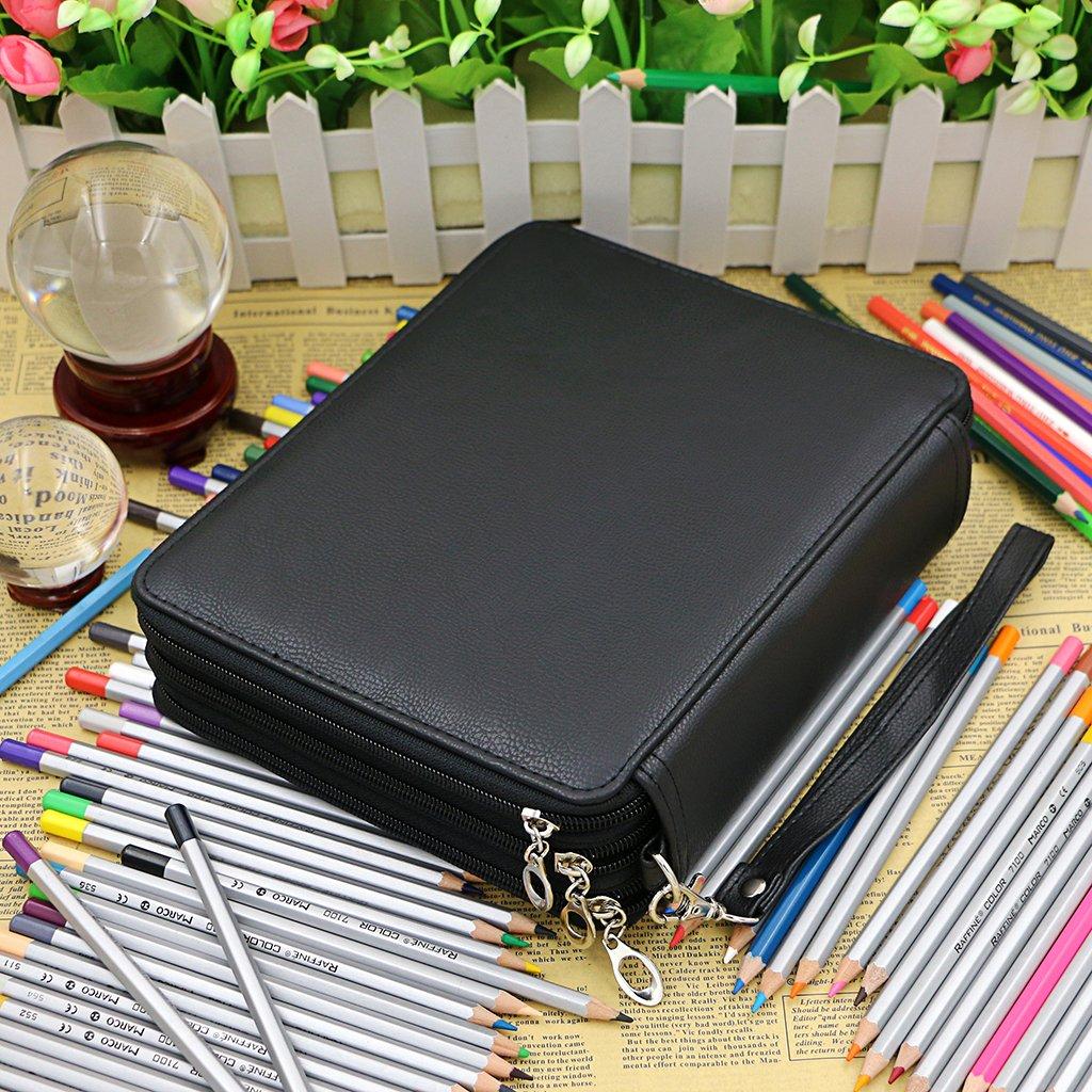 Thư mục / túi công cụ làm bằng da PU cho bút cho các nghệ sĩ chuyên nghiệp hoặc nghiệp dư