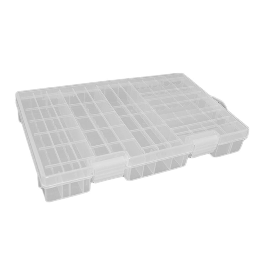 Battery Holder Transparent Case For 60pcs AA + 40pcs AAA
