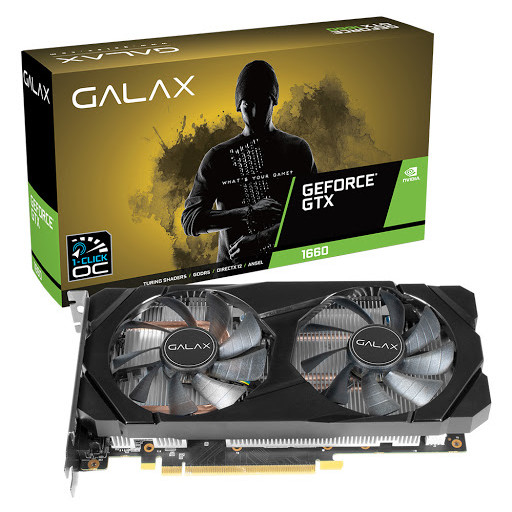 Card màn hình GALAX GeForce GTX 1660 6GB GDDR5 - Hàng nhập khẩu