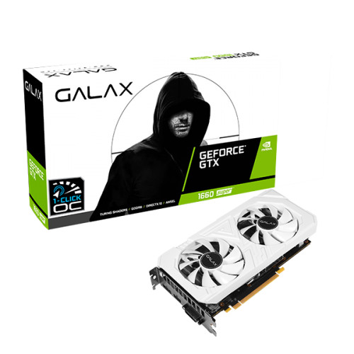 Card Màn Hình VGA Galax GeForce GTX 1660 Super EX White (1-Click OC) 60SRL7DS04WS WHITE - Hàng Chính Hãng