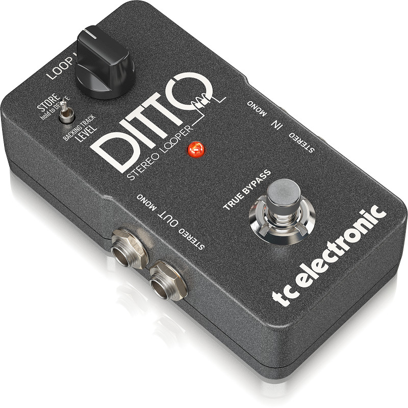 TC ELECTRONIC DITTO STEREO LOOPER GUITAR AND BASS EFFECTS-HÀNG CHÍNH HÃNG