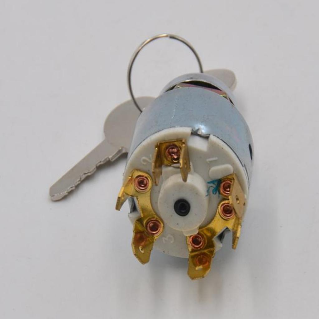 5Pcs Universal Ignition Barrel Key Switch Boat Car Bikes Kit Waterproof