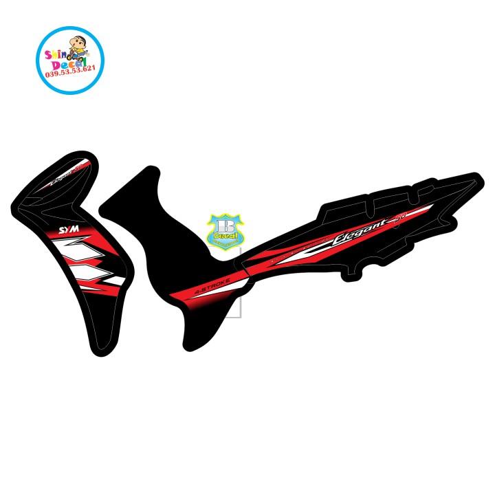 Tem xe elegant 50 2016 chế đỏ đen