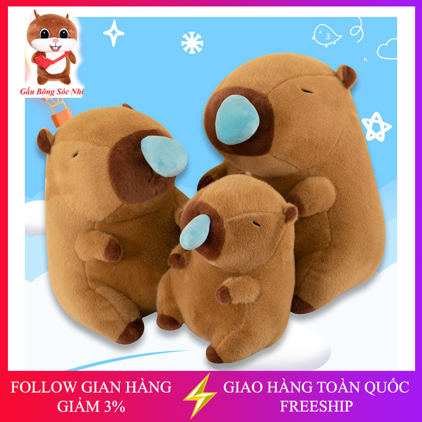 Gấu bông Chuột Capybara Thú nhồi bông Capybara Bộ trưởng Bộ Ngoại Giao đáng yêu