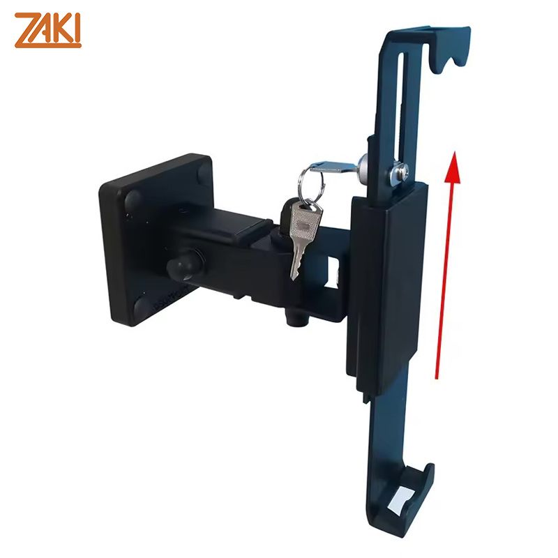 Giá đỡ cho iPad/Tablet có khoá treo tường kích thước 7-13&quot; - Zaki ZK81 (Đen) - Hàng Chính Hãng