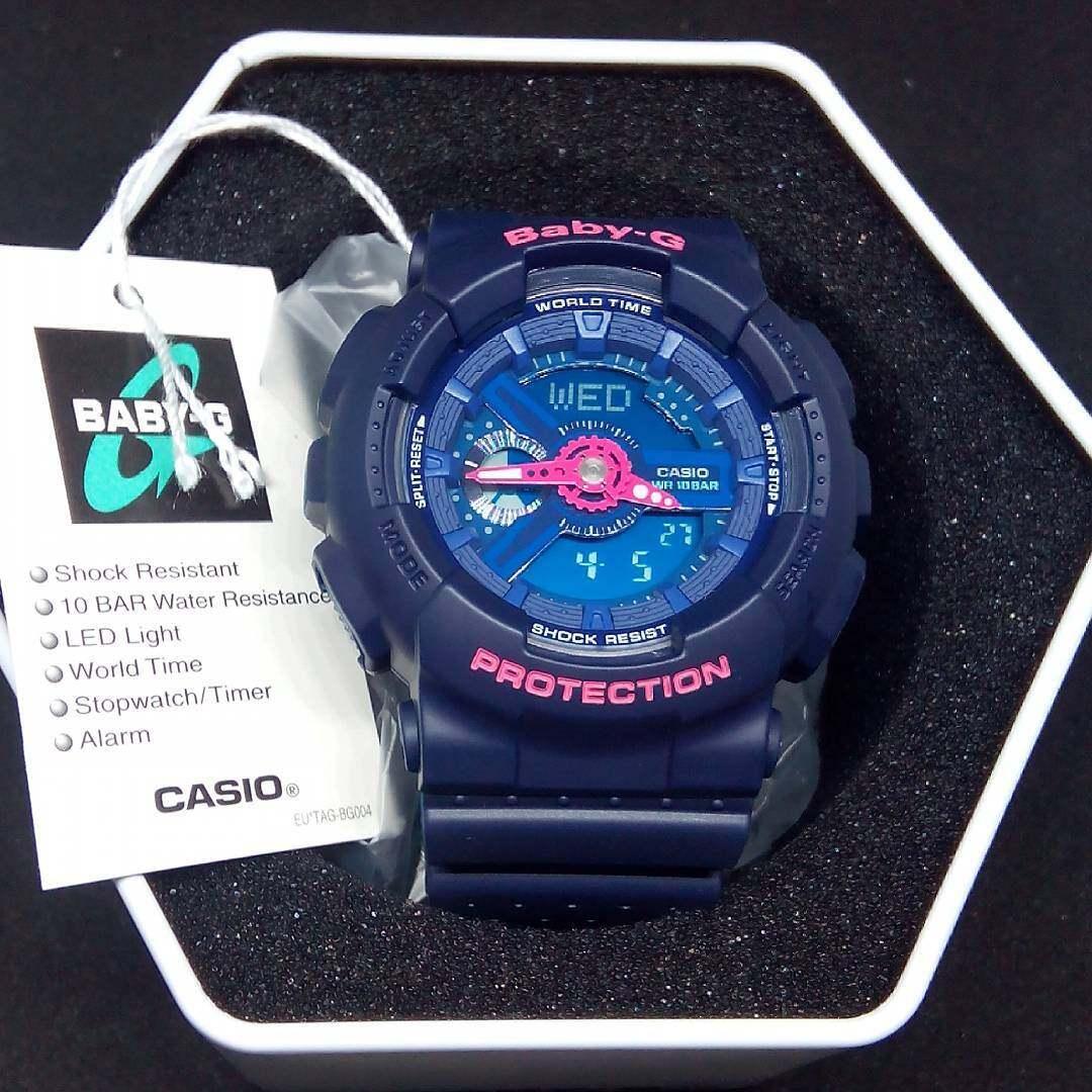 Đồng Hồ Nữ Dây Nhựa Casio Baby-G BA-110PP-2ADR Chính Hãng - BA-110PP-2A