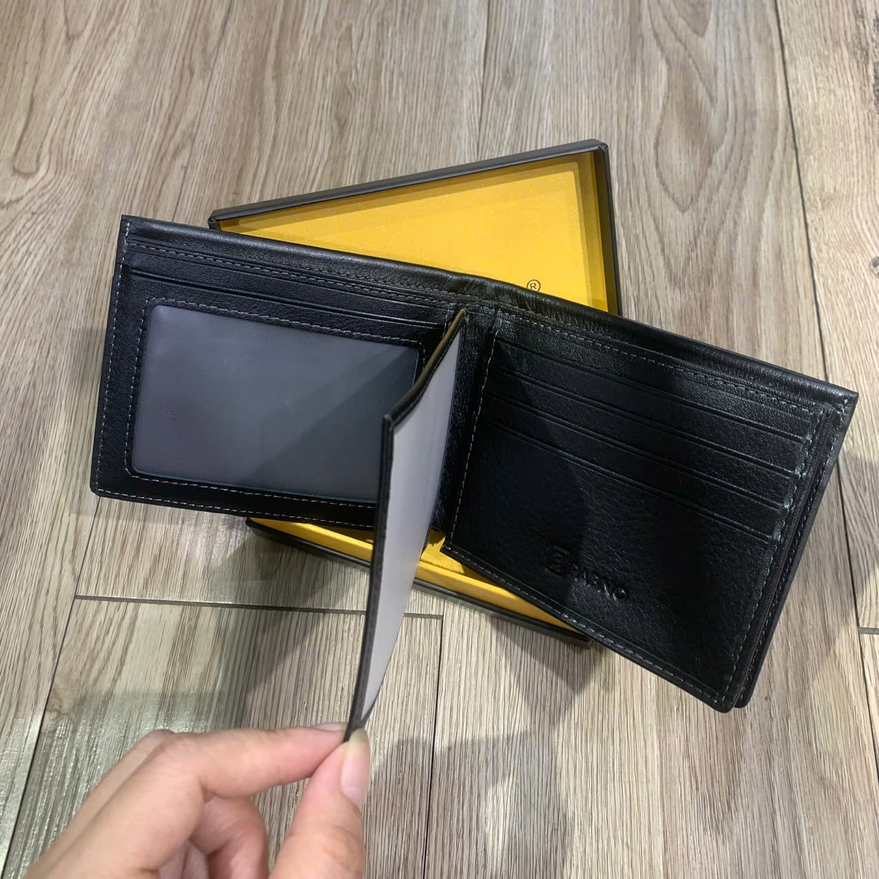 [PABNO] Ví Nam Da Bò Dáng Ngang Có Ngăn Khóa Tiện Dụng PABNO VF76