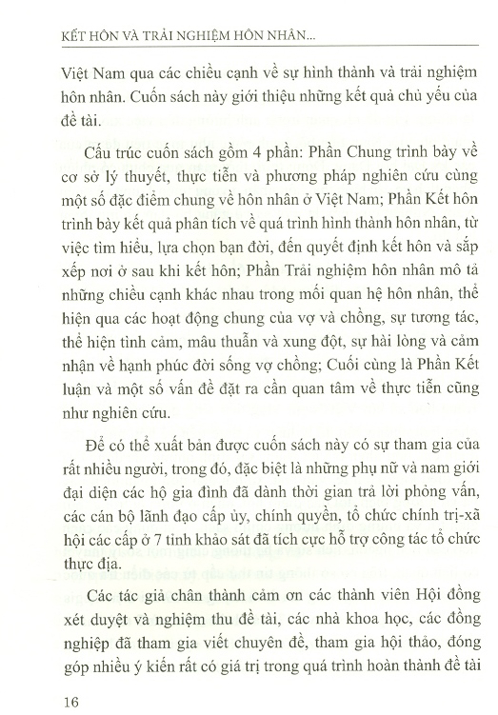 Kết Hôn &amp; Trải Nghiệm Hôn Nhân Ở Việt Nam (Sách chuyên khảo)
