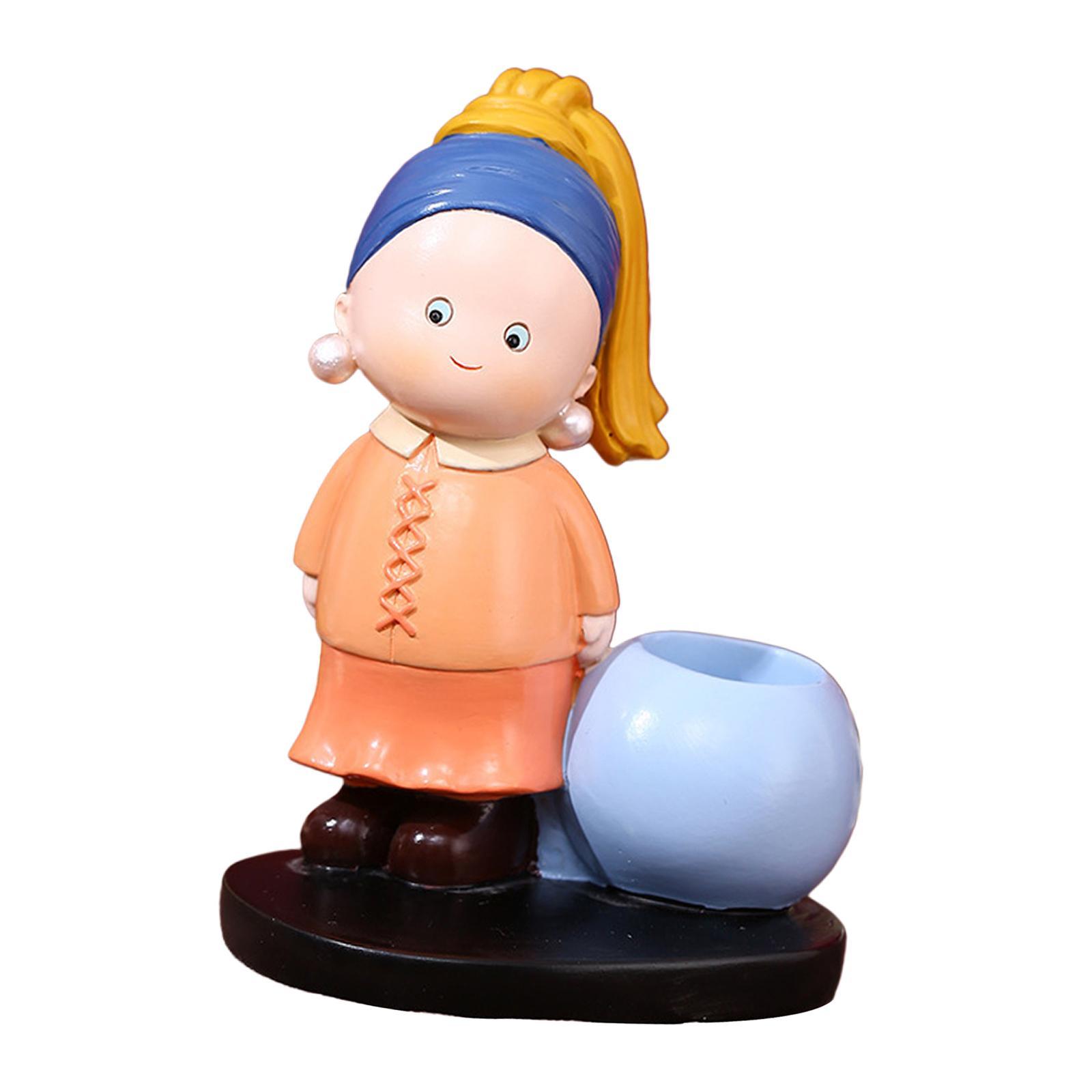 Cartoon Crafts Pen Holder Birthday Gift Cartoon Bedroom