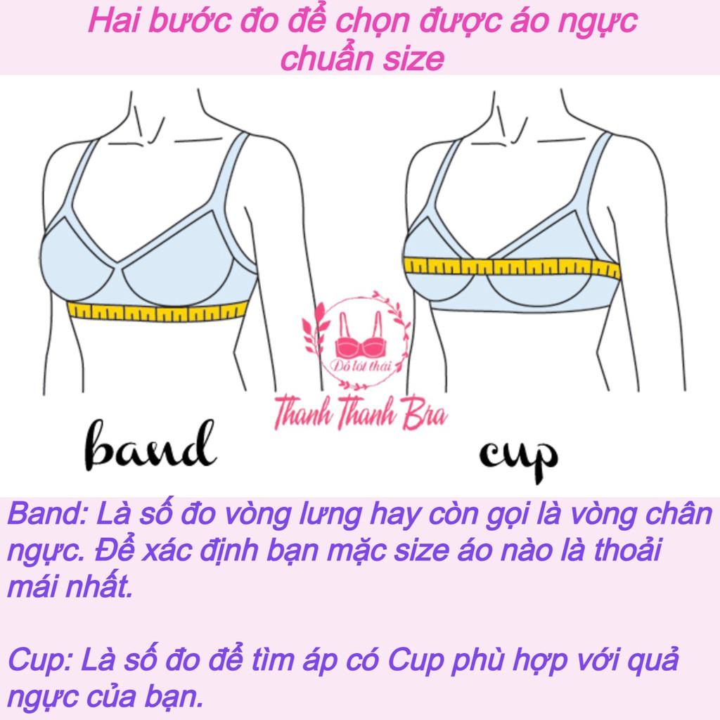 Áo Lót Thái lan 284 – Chất ren mịn, mút vừa, có gọng, Cup B
