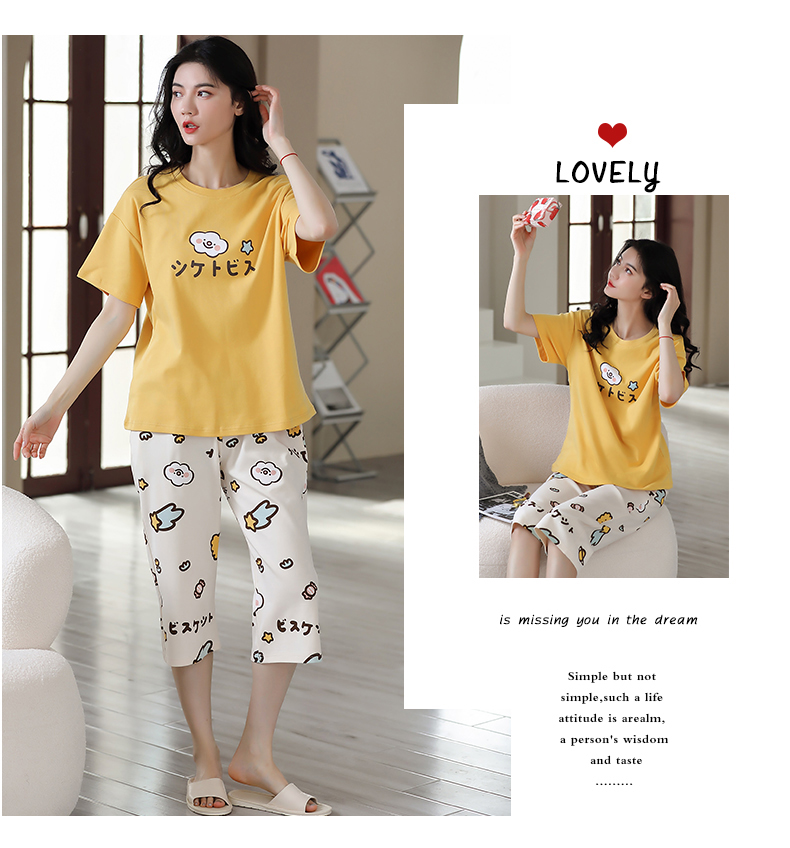 Quần áo mặc nhà cotton 5532