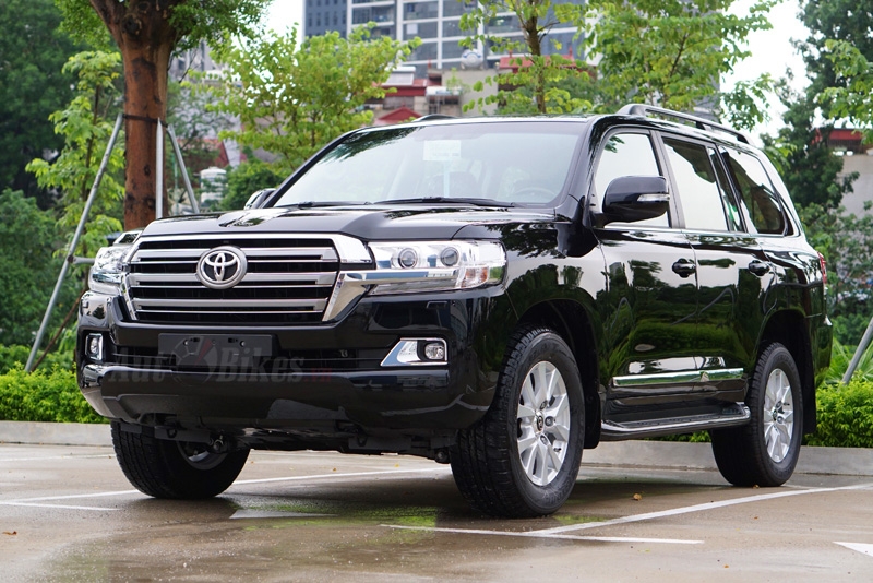 Logo chụp mâm, ốp lazang bánh sau xe ô tô Toyota Land Cruiser TY-196T, đời xe từ 2018-2020, bản 2016 VX, AT - Đường kính 9.5cm