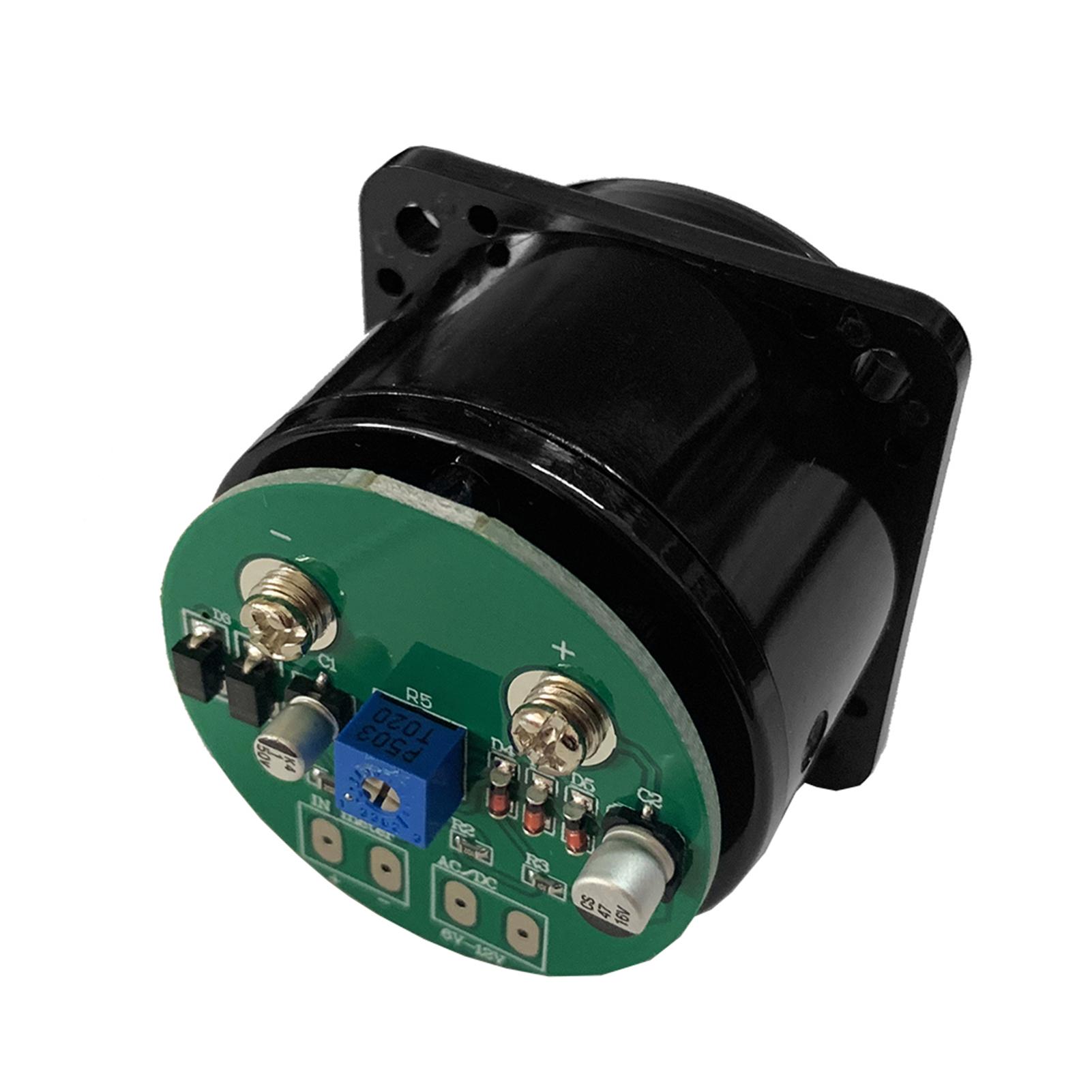 VU Meter 2 Pcs Power Amplifier Portable DB Meter High Precision VU Meter with White Backlight Sound Level Meter with