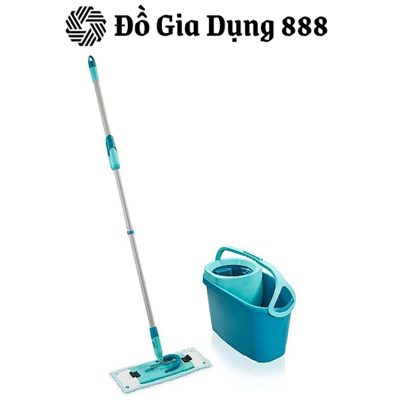 Cây Lau Nhà Leifheit 52120 Twist Medium Ergo, Chổi Lau Nhà Đa Năng, Lau Sạch Mọi Góc Cạnh, Cán Cây Lau Nhà Cầm Chắc Tay, Vắt Dễ Dàng, Khớp Nối Xoay 360 Độ, Bền Đẹp, Nhập Đức