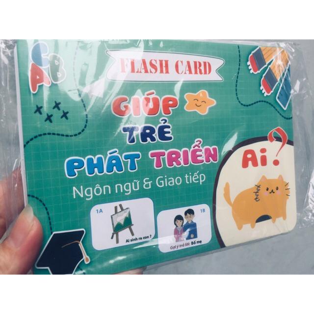 Thẻ flashcards giúp phát triển ngôn ngữ và giao tiếp