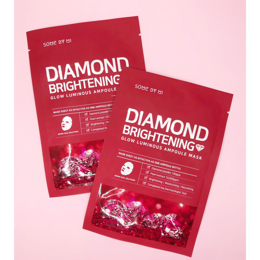 Mặt Nạ Giấy Some By Mi Diamond Brightening Glow Luminous Ampoule Mask