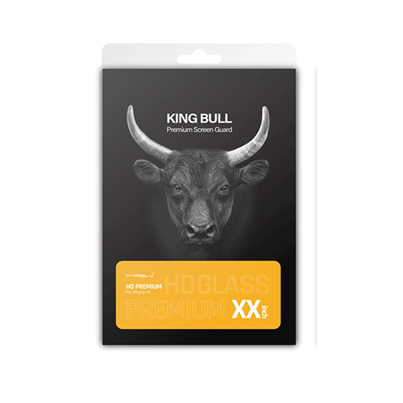 Dán cường lực iPhone 12 Pro Max MIPOW Kingbull HD (2.7D) Premium Full viền đen - Hàng Chính Hãng