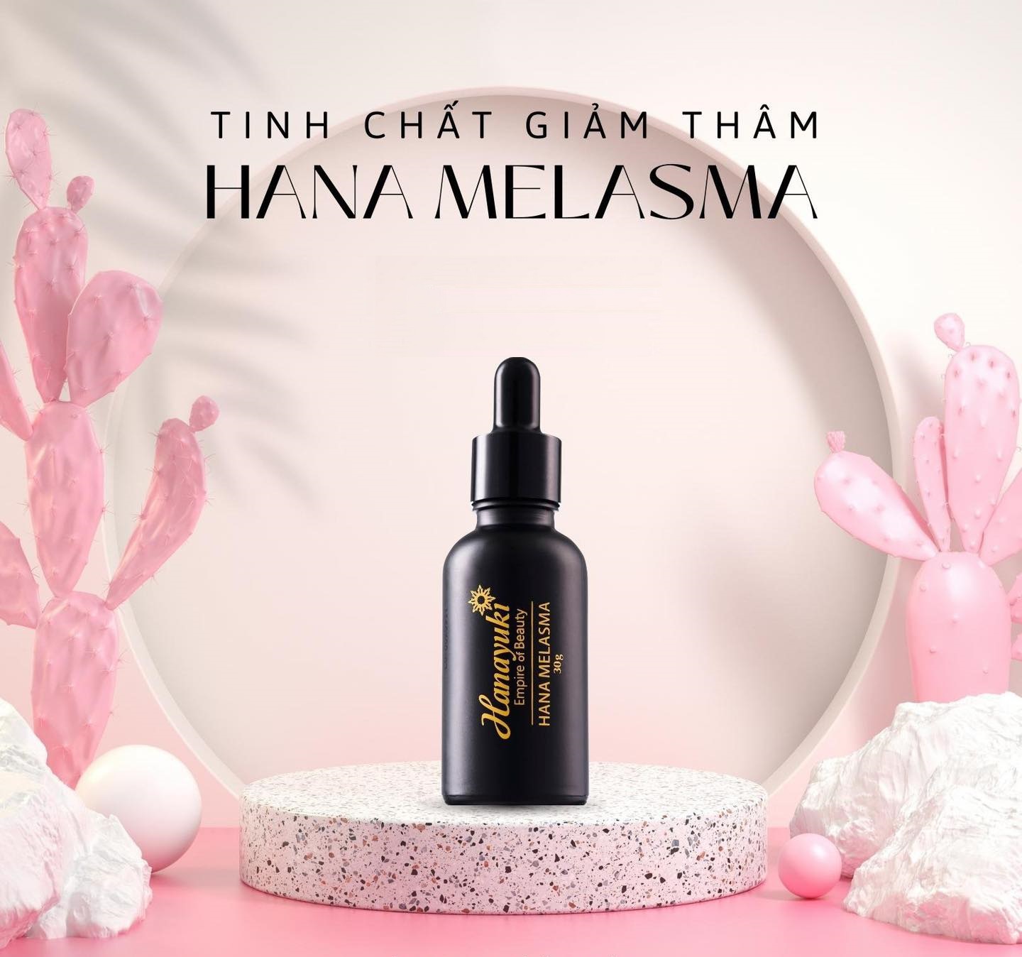 Serum Mờ Nám Tàn Nhang - Trắng Da Hanayuki Hana Melasma 30g Hanayuki Chính Hãng