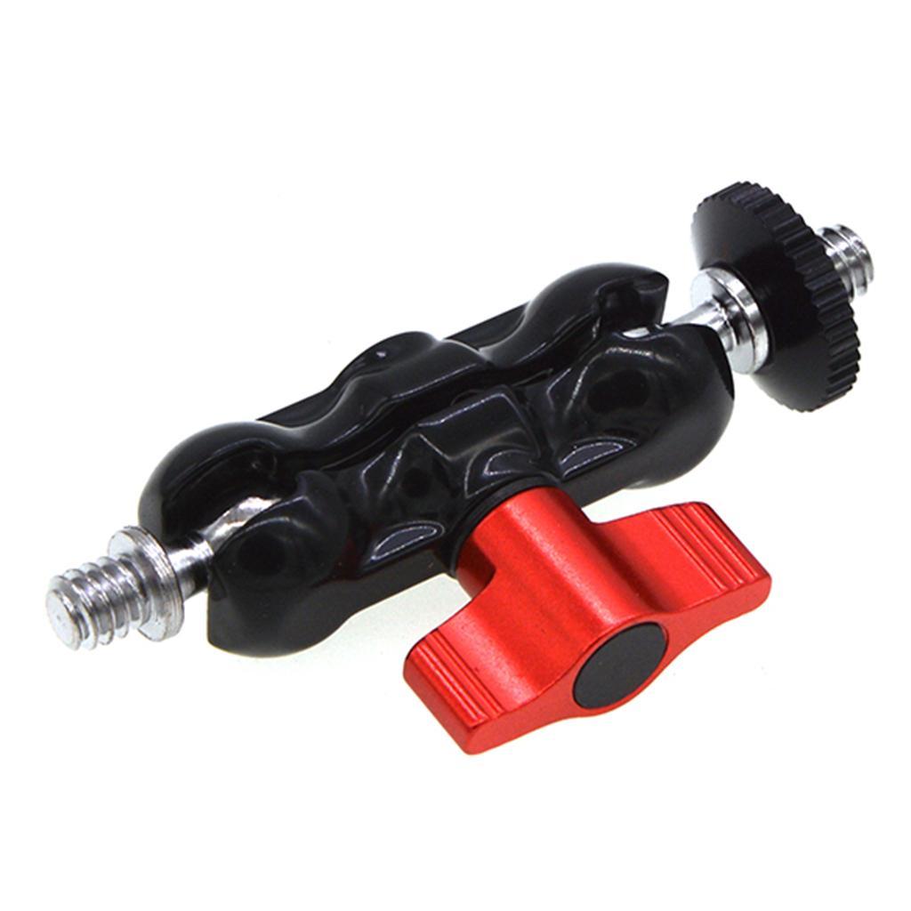 Ball Head Clamp Arm w/ 1/4"-20 Thread for Camera Monitor