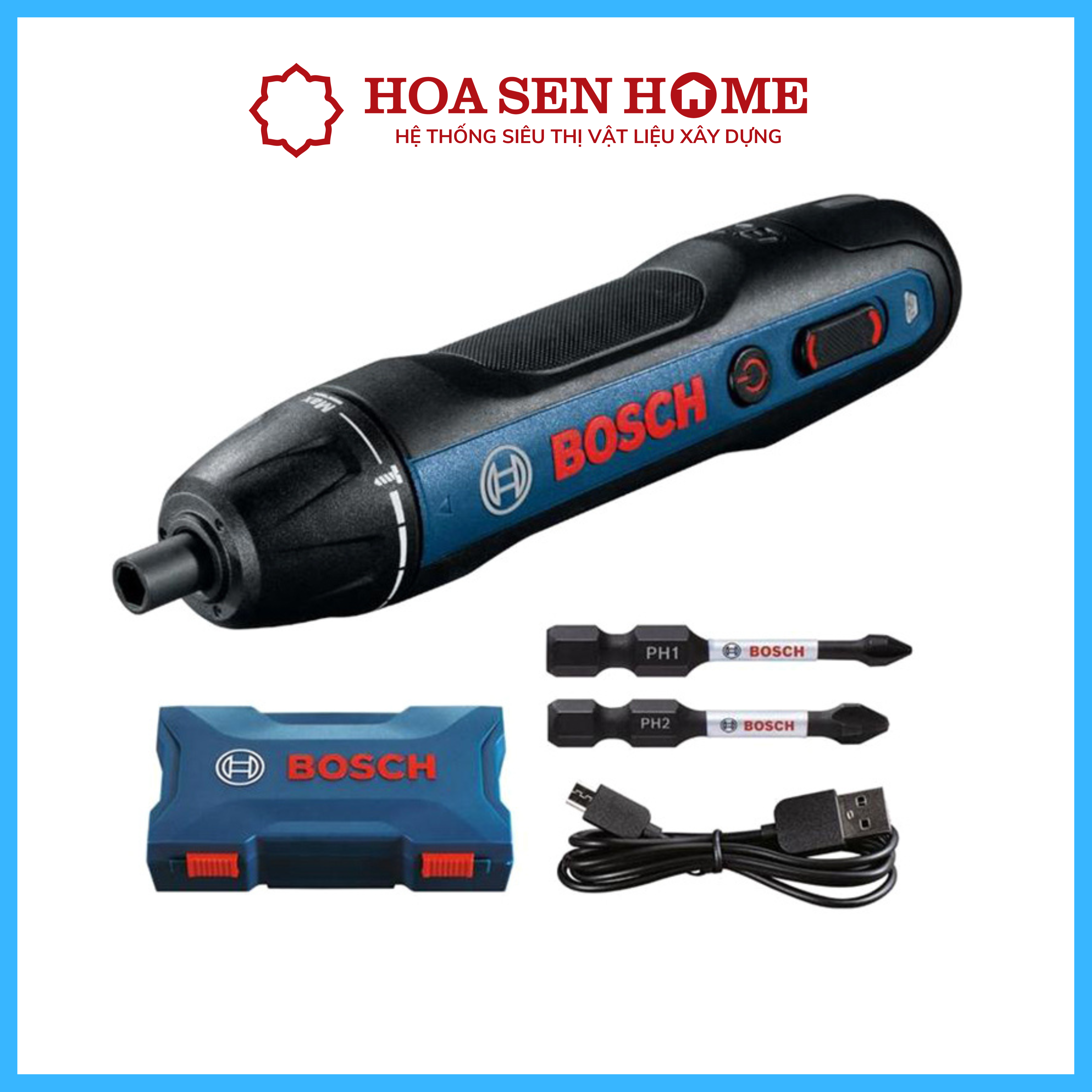 Máy vặn vít dùng pin GO Gen 2 BOSCH: 3.6V
