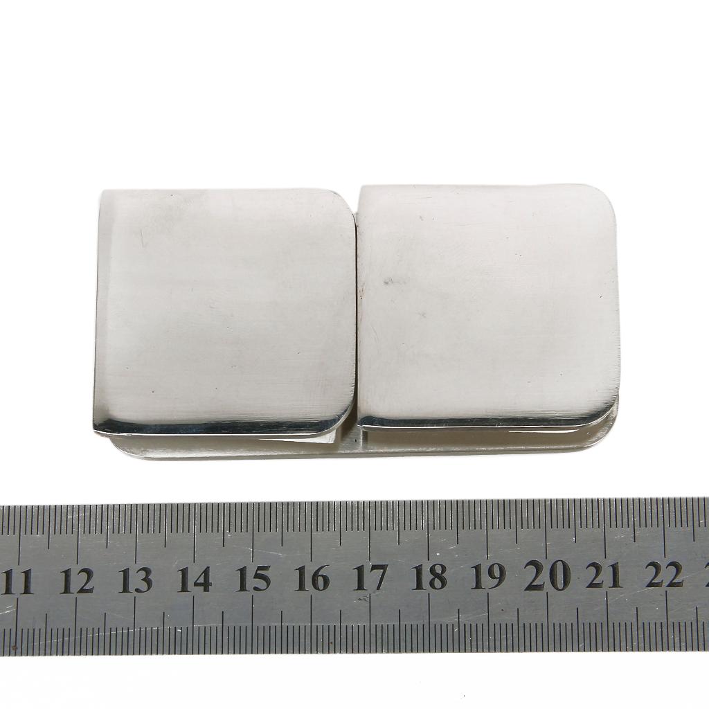 180 Degree Stainless Steel Glass Clamp for Clean Looking Fits 8-12mm Glass