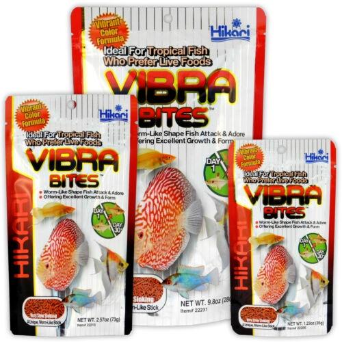 Thức ăn Hikari vibra bites -tăng màu cho cá đĩa, cá cầu vồng- cá phượng hoàng-thần tiên- cá nhiệt đợi-shopleo
