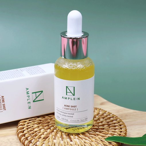 Tinh chất dưỡng da mụn AMPLE:N Amplen Acne Shot Ampoule 30ml