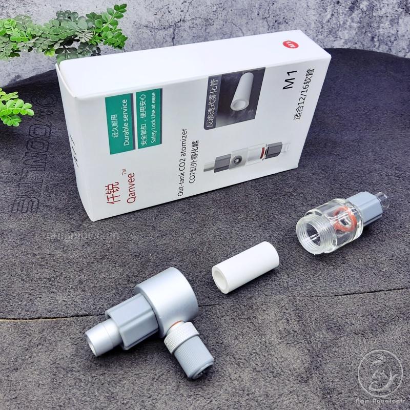 Bộ Trộn CO2 Qanvee - Bộ Trộn Sứ Nhỏ Gọn, Hiệu Quả Cho Bể Thuỷ Sinh