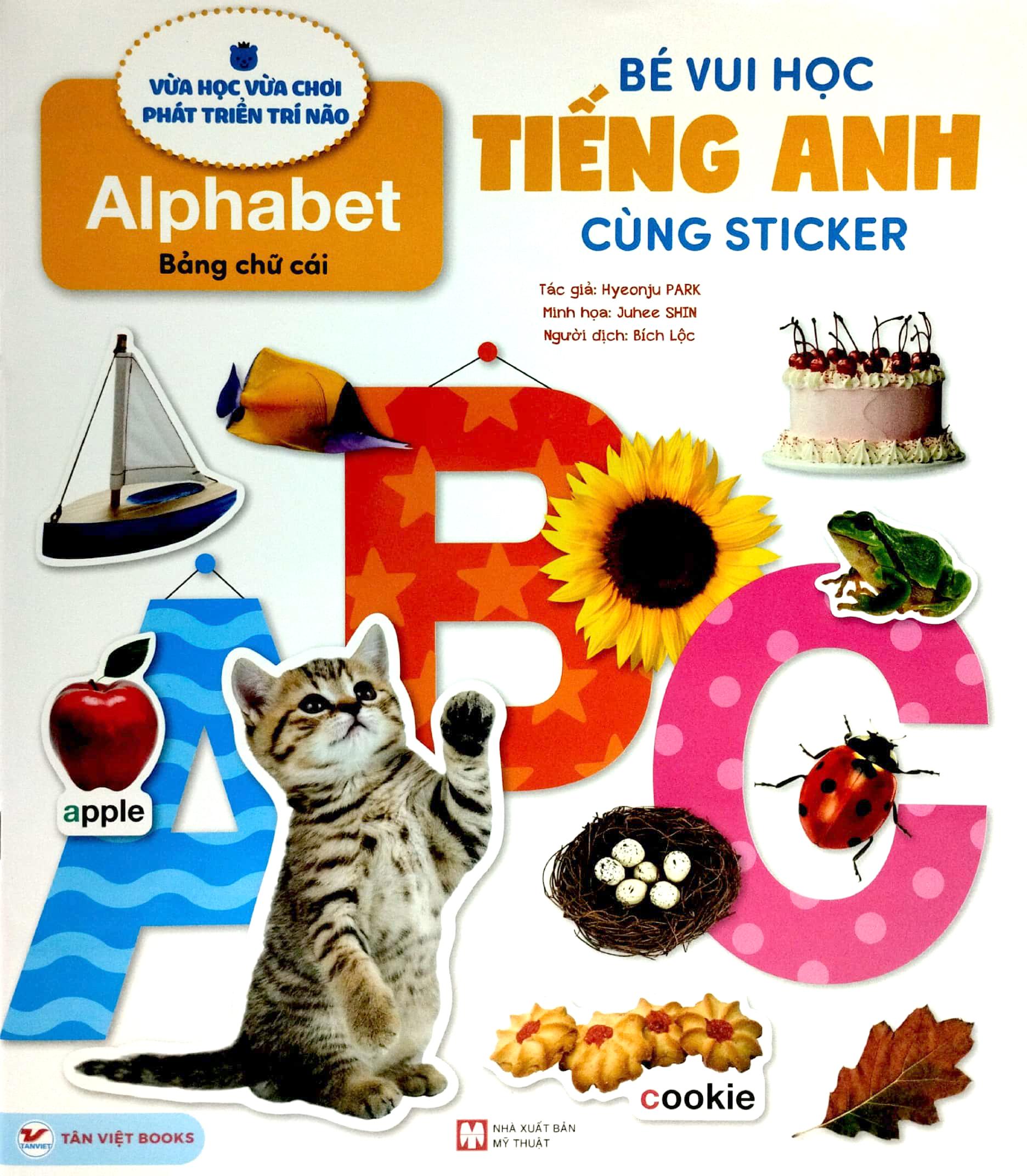 Bộ Sách Bé Vui Học Tiếng Anh Cùng Sticker