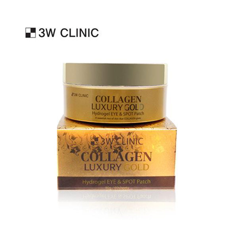 Gel dưỡng vùng mắt Collagen Luxury Gold 3W CLINIC COLLAGEN LUXURY GOLD HYDROGEL EYE &amp; SPOT PATCH