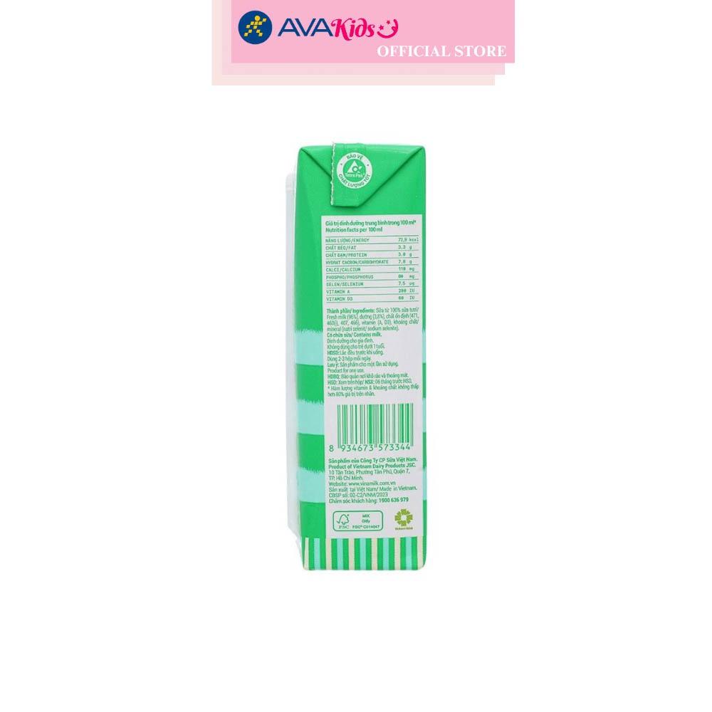 Thùng 48 hộp sữa tươi tiệt trùng Vinamilk có đường 180 ml (từ 1 tuổi)
