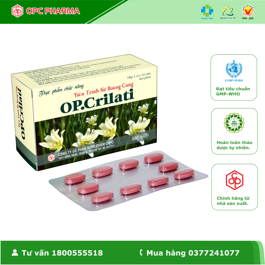 OPCRILATI - VIÊN TRINH NỮ HOÀNG CUNG