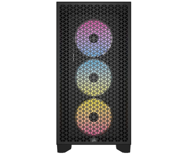 Vỏ Case Corsair 3000D RGB Airflow Mid Tower BLACK/White CC9011255-WW/CC9011256-WW - Hàng Chính Hãng