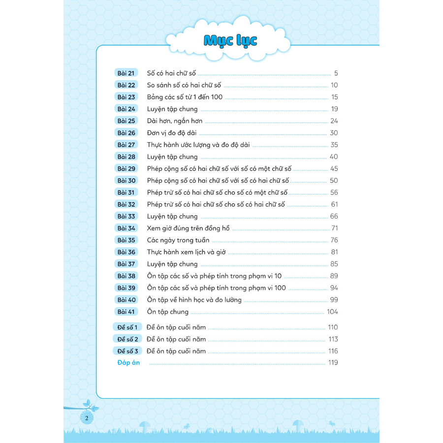 Bài tập bổ trợ Toán – lớp 1 Tập 2