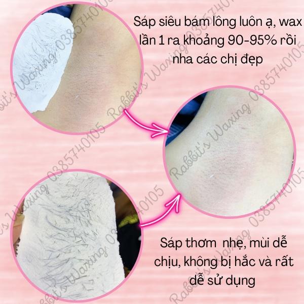 (Tặng Que Silicon Khi Mua 1kg Sáp Wax) Sáp wax lông cao cấp siêu thơm ,bám lông tốt gói 300G,500G,1KG tặng kèm que gỗ