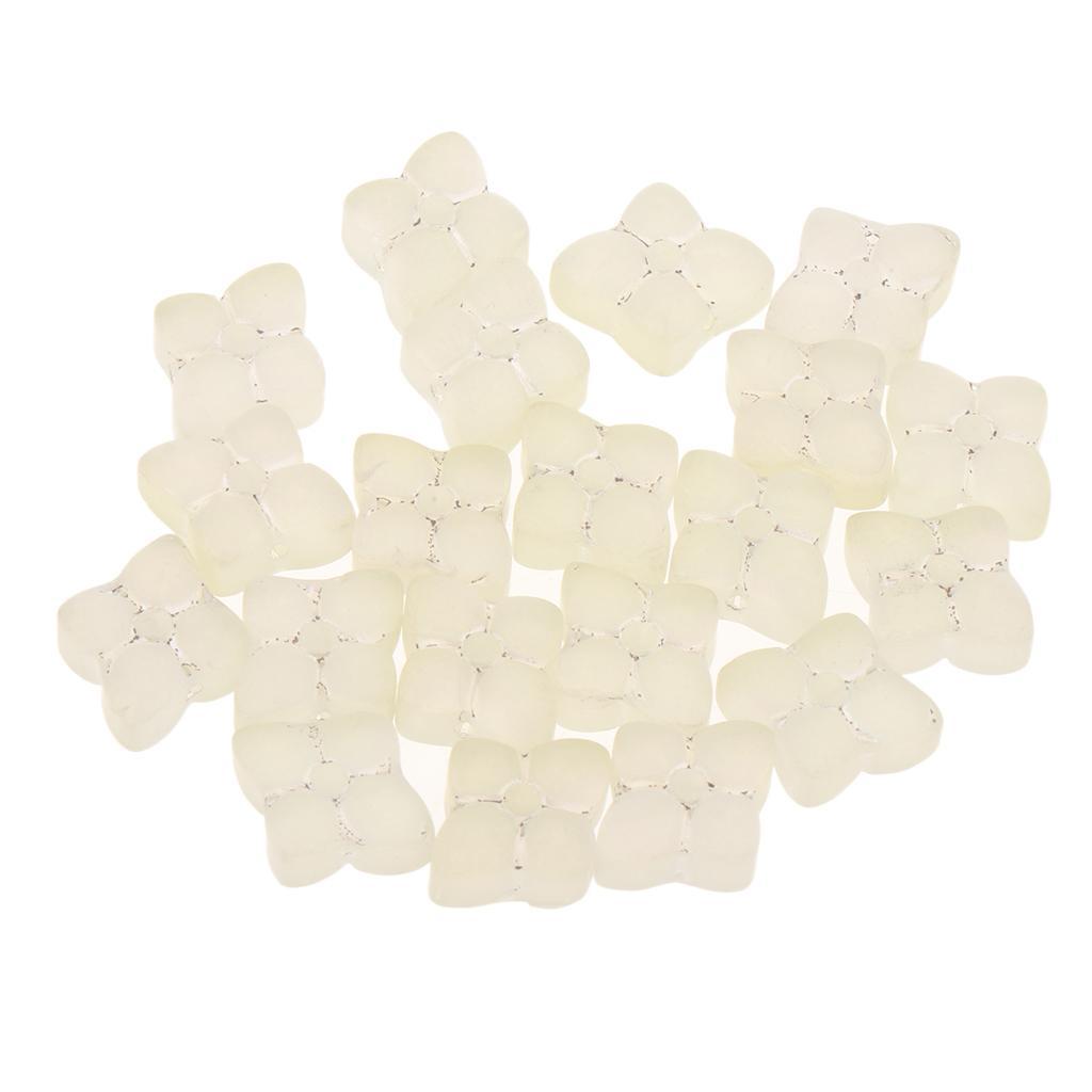 Beading Czech Glass Beads- 10mm Butterfly Beads Loose for DIY Bracelets,Necklaces,Earrings, Hair Accessories and Jewelry Making Pack of 20 Pieces