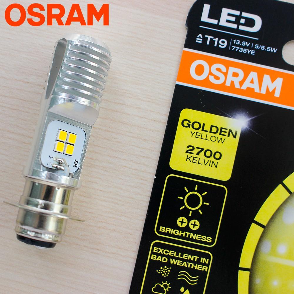 Bóng đèn LED OSRAM T19 Dream, Wave tăng sáng phá sương (7735YE) - Hàng chính hãng
