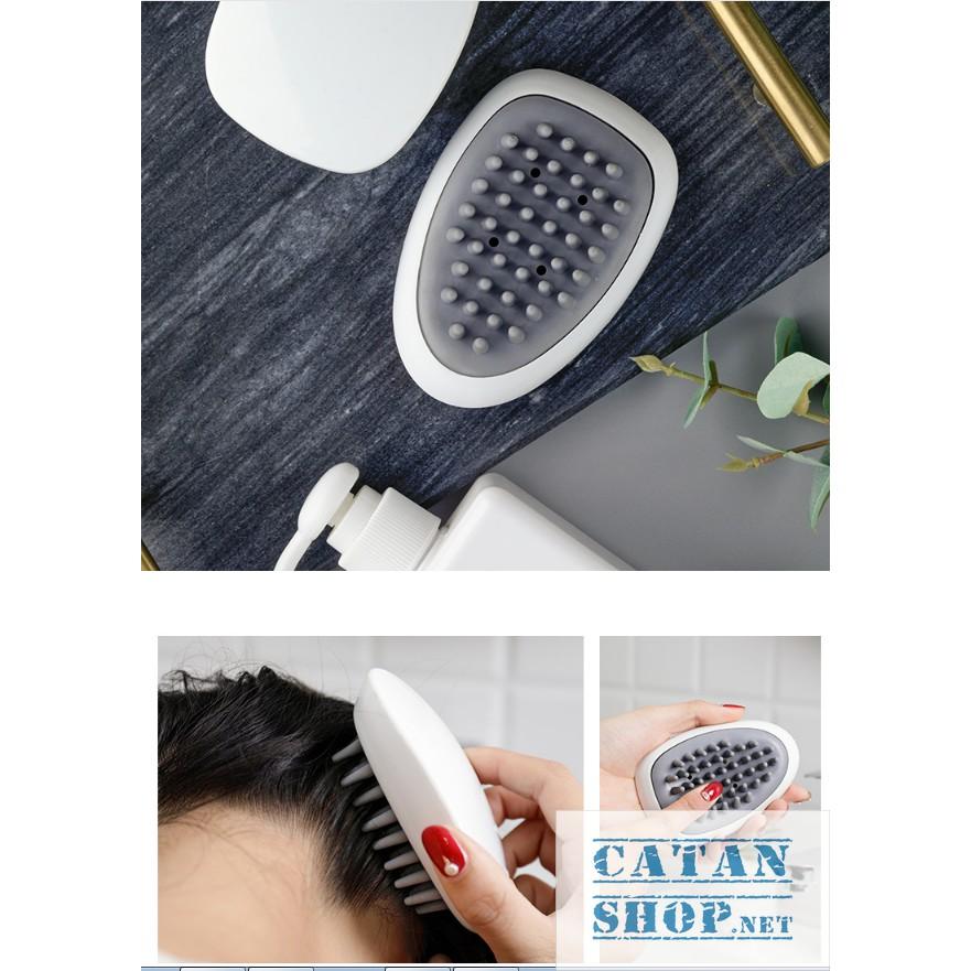 Lược Gội Đầu Massage Silicon