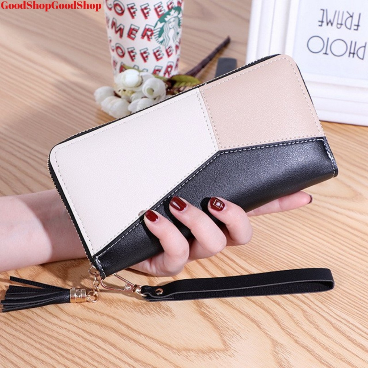 VÍ NỮ DÀI CẦM TAY KIỂU DÁNG SANG TRỌNG NHIỀU NGĂN TIỆN DỤNG CHẤT LIỆU DA CAO CẤP NEW-0011