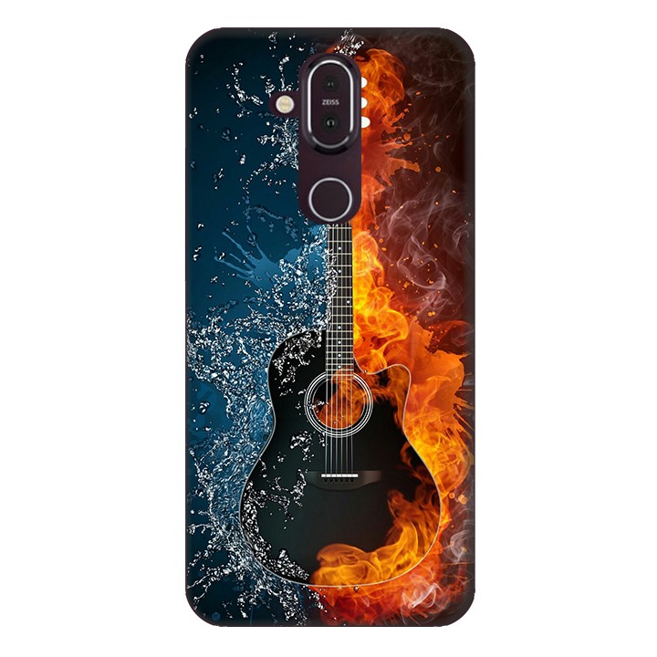 Ốp lưng dành cho điện thoại Nokia 8.1 Cây Đàn Lửa Mẫu 2