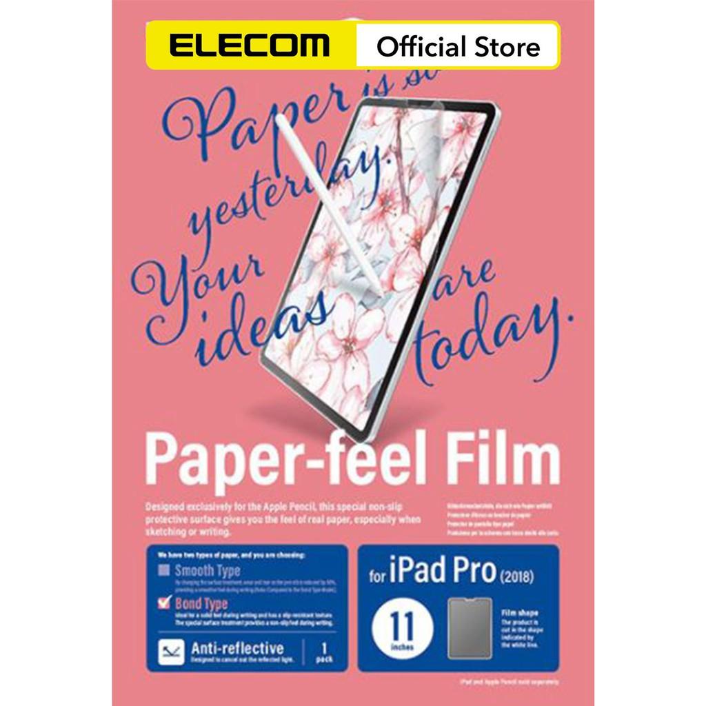 Miếng dán màn hình cho Ipad ELECOM Paper- Feel - BỀ MẶT NHÁM 7.9 - 9.7- 10.5 -10.9 - 11 - 12.9 inches - Hàng chính hãng