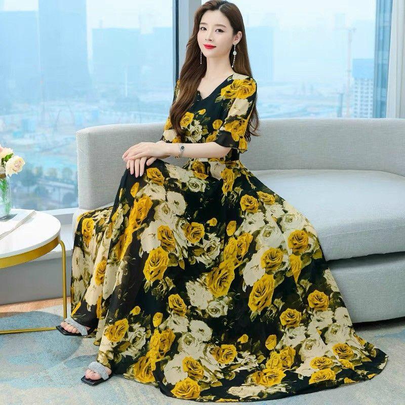 ĐẦM MAXI VOAN HOA