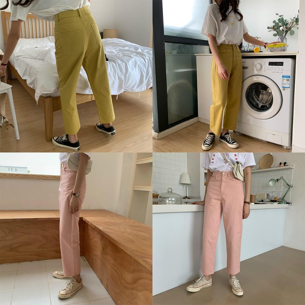 Quần Jean eo cao – Hàng có sẵn