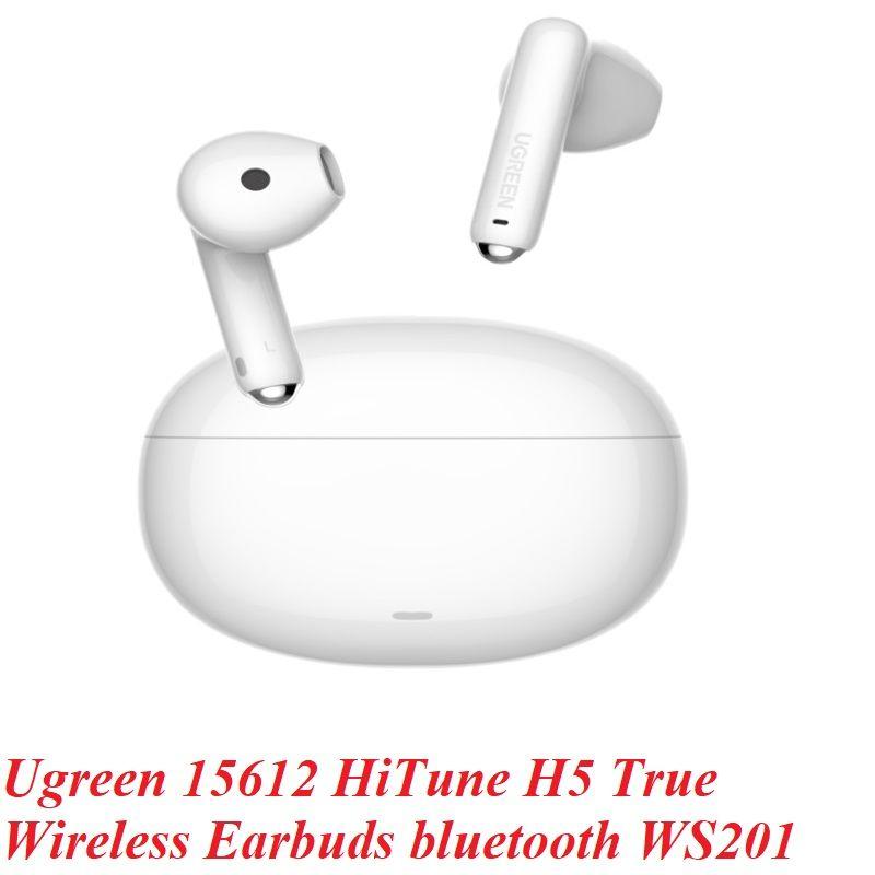 Ugreen UG15612WS201TK bluetooth pin 26h v5.3 ANC HiTune H5 True Wireless tai nghe kiểu dáng Airpod chống ồn cao cấp drive 13.6mm - HÀNG CHÍNH HÃNG