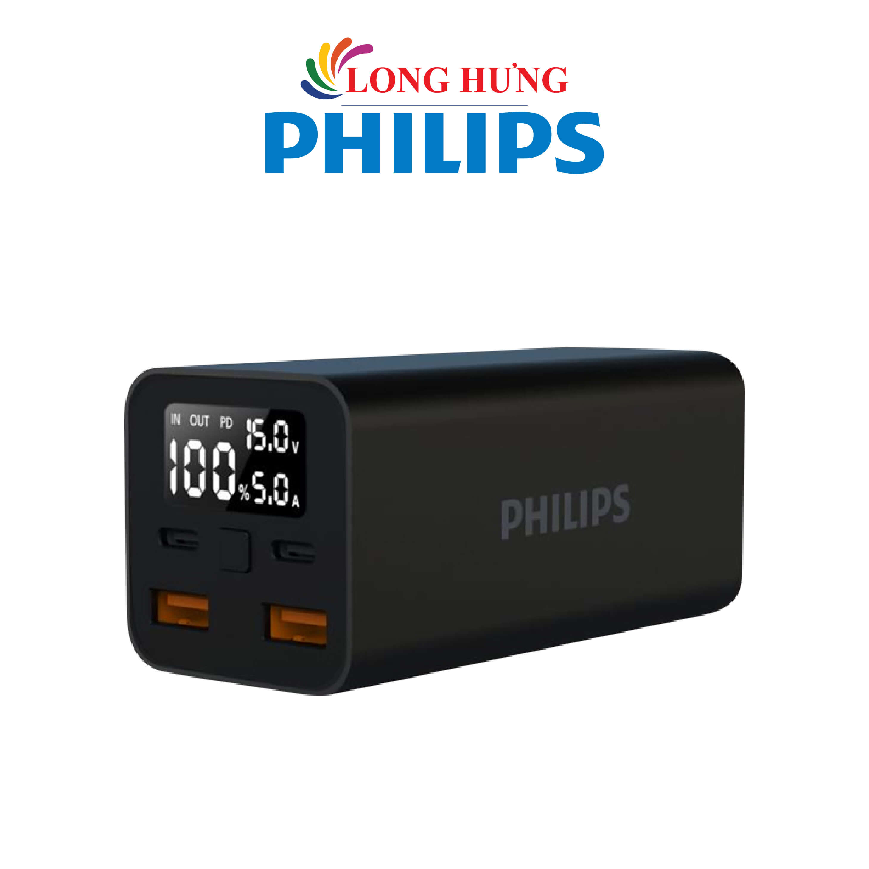 Sạc dự phòng Philips Universal 65W PD 20000mAh DLP5721 - Hàng chính hãng