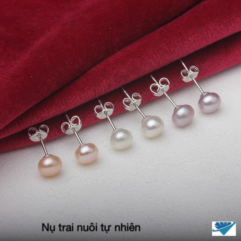 Bông Tai Bạc Thật Đính Ngọc Trai Nước Ngọt Bông Tai Nữ Sang Trọng Bạc 99 Gentle Flower