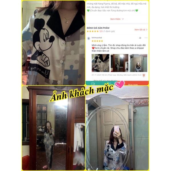 Bộ Mặc Nhà Tay Dài Thiết Kế LatinPyjama Lụa dài tay cao cấp cực sang
