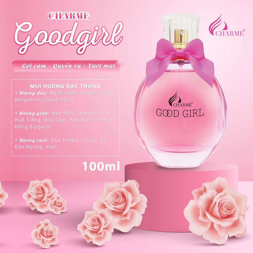 Nước Hoa Nữ CHARME GOOD GIRL 100ml Lưu Hương Lâu Gợi Cảm, Quyến Rũ_Nước Hoa Chính Hãng