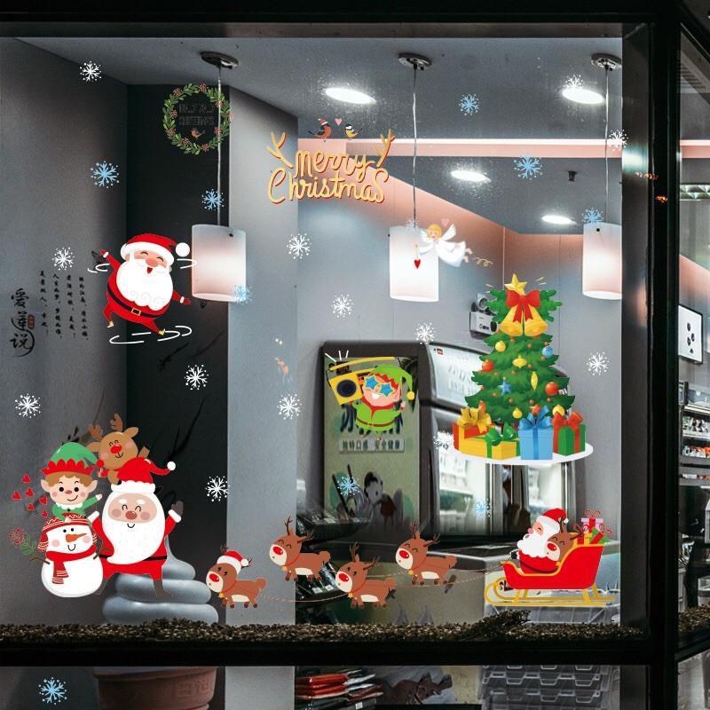 Decal trang trí Noel - Noel mini đón lễ vui nhộn mới